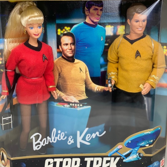 BARBIE & KEN STAR TREK GIFT SET COLLECTORS EDITION - Picture 10 of 10